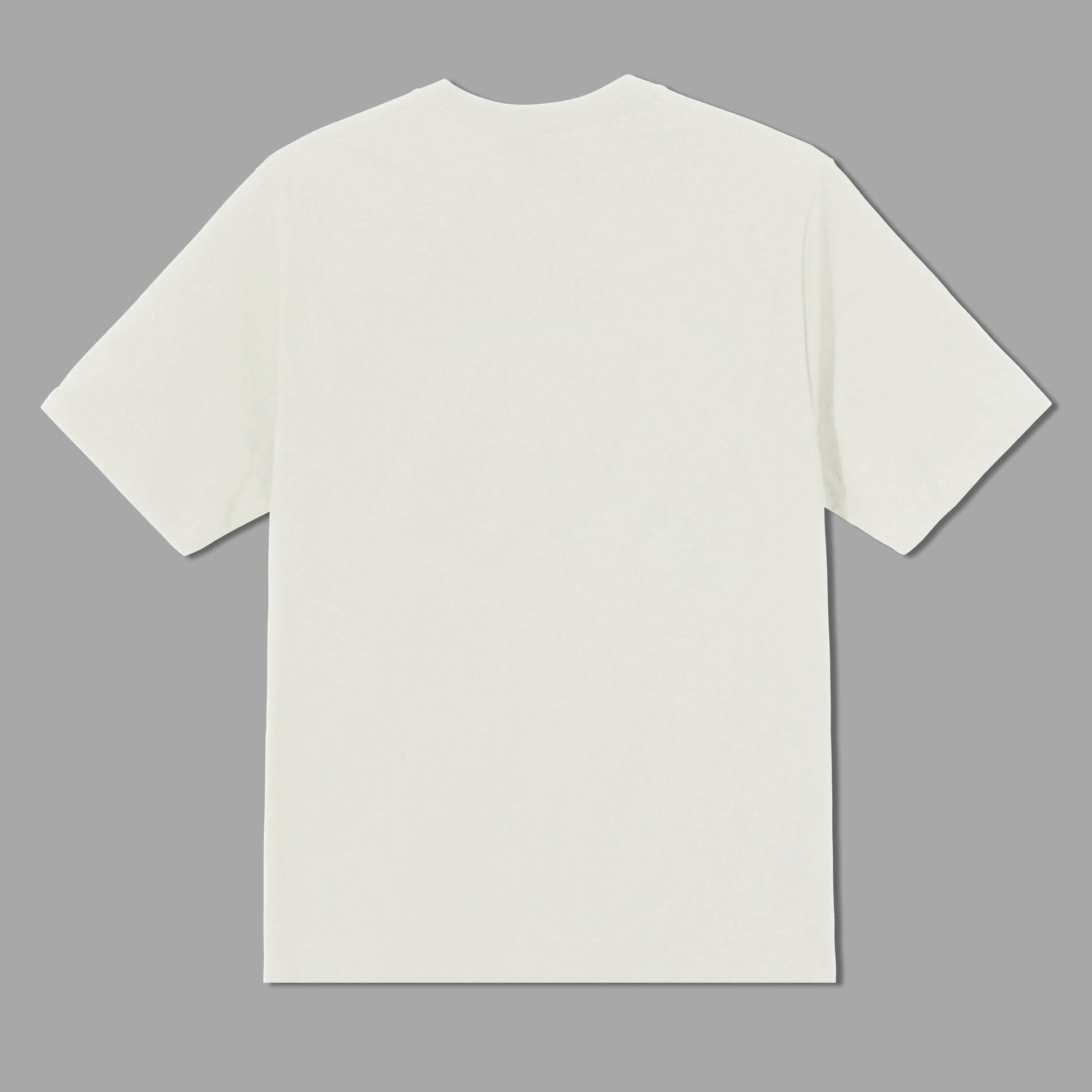 the solid off white boxy fit tee